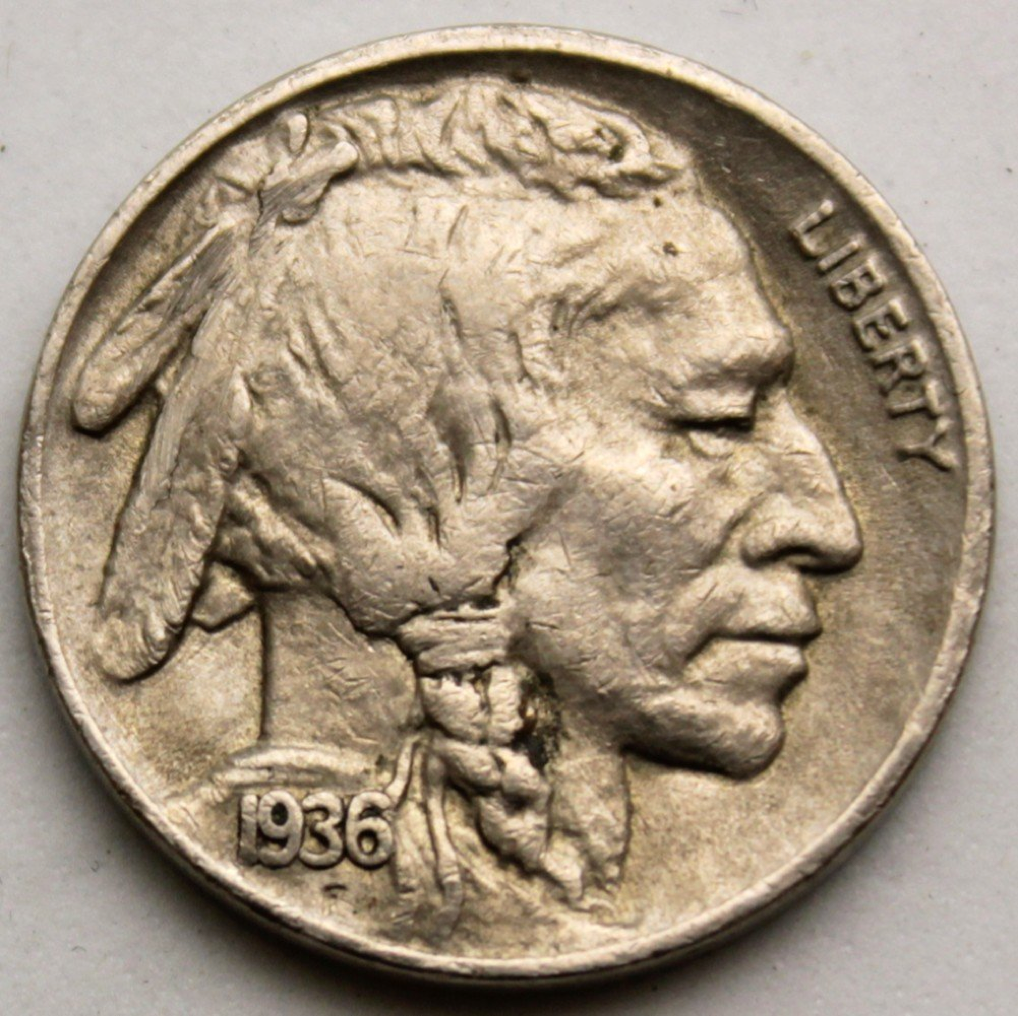 An Indian Head nickel. 