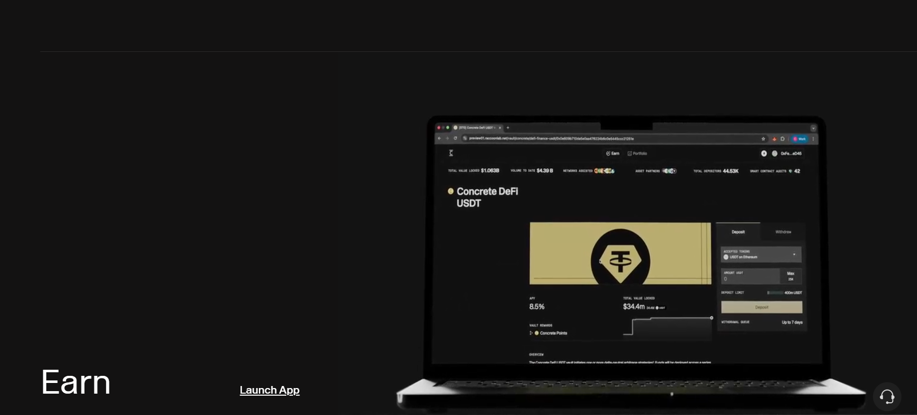 Concrete
Has raised $17M from Binance Labs, Polychain Capital, and VanEck.