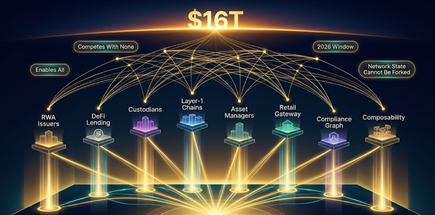 Why the Protocol That Wins the $16 Trillion RWA Market Will Be Infrastructure, Not a Product — And…