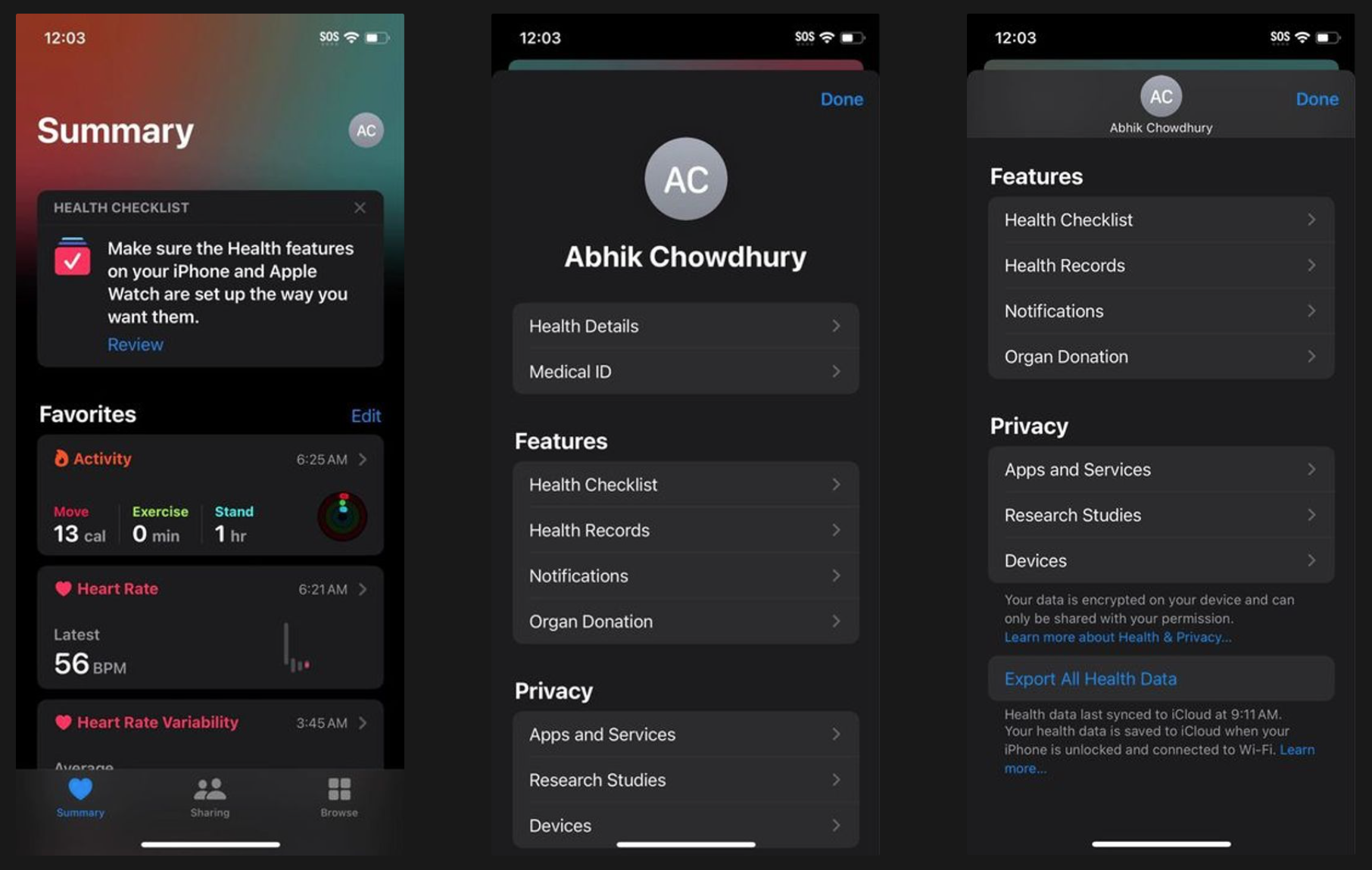 Parsing Heart Rate from Apple Health Kit
