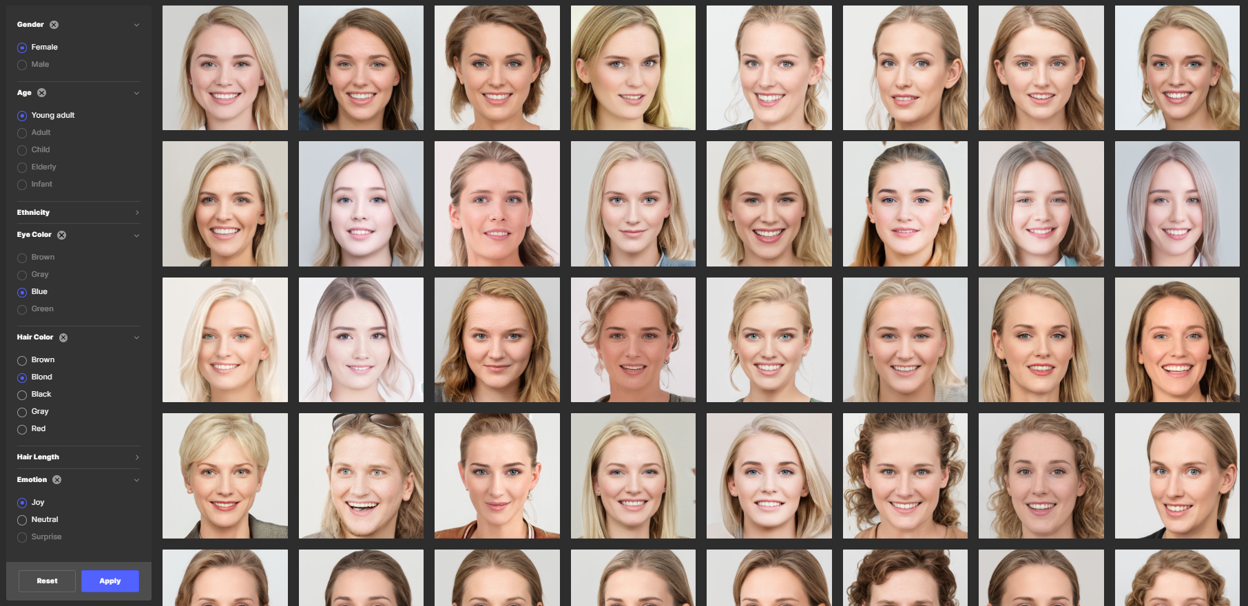Can “fake faces” Lead to the Illusion of Diversity?