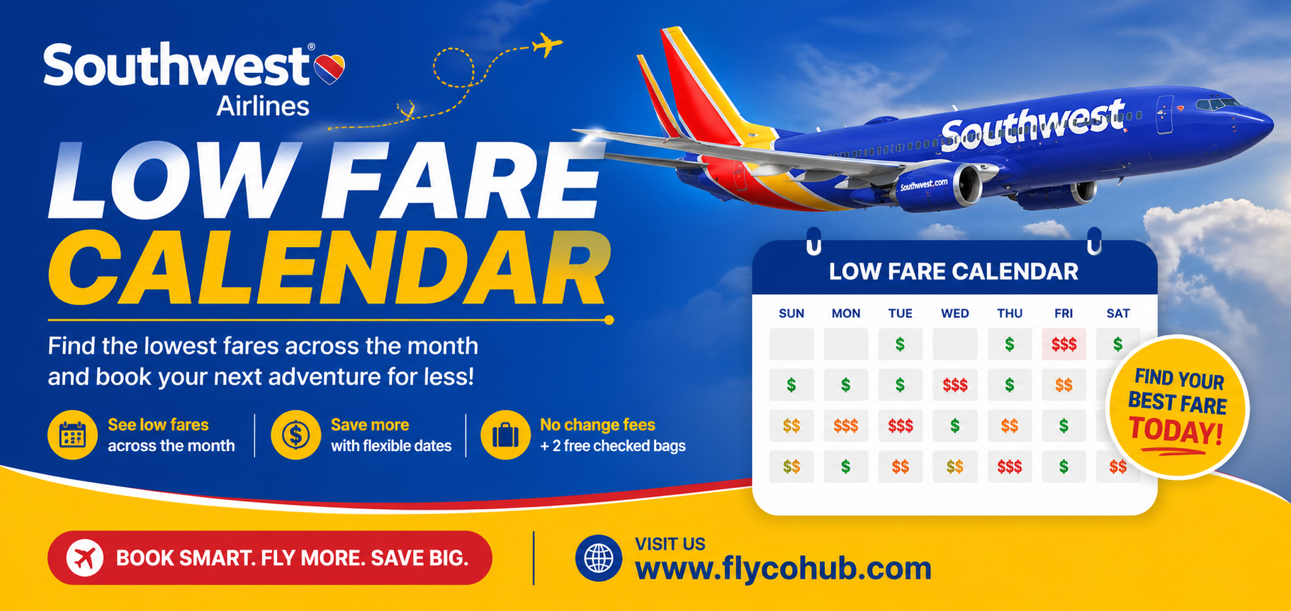Save Big on Travel with the Southwest Airlines Low Fare Calendar