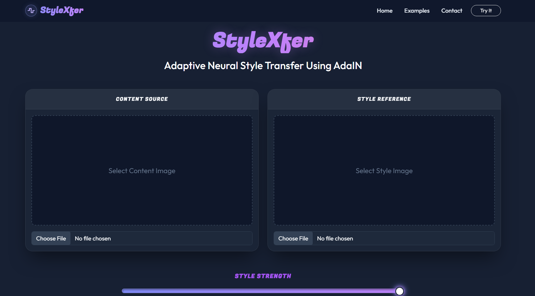 StyleXfer : Journey of Building an Adaptive Neural Style Transfer Web App