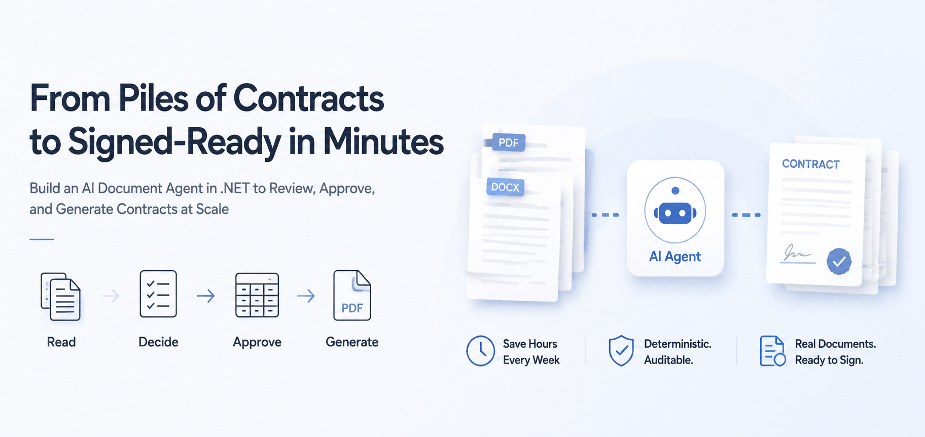 Building an AI Agent for Automated Contract Review and Contract Generation