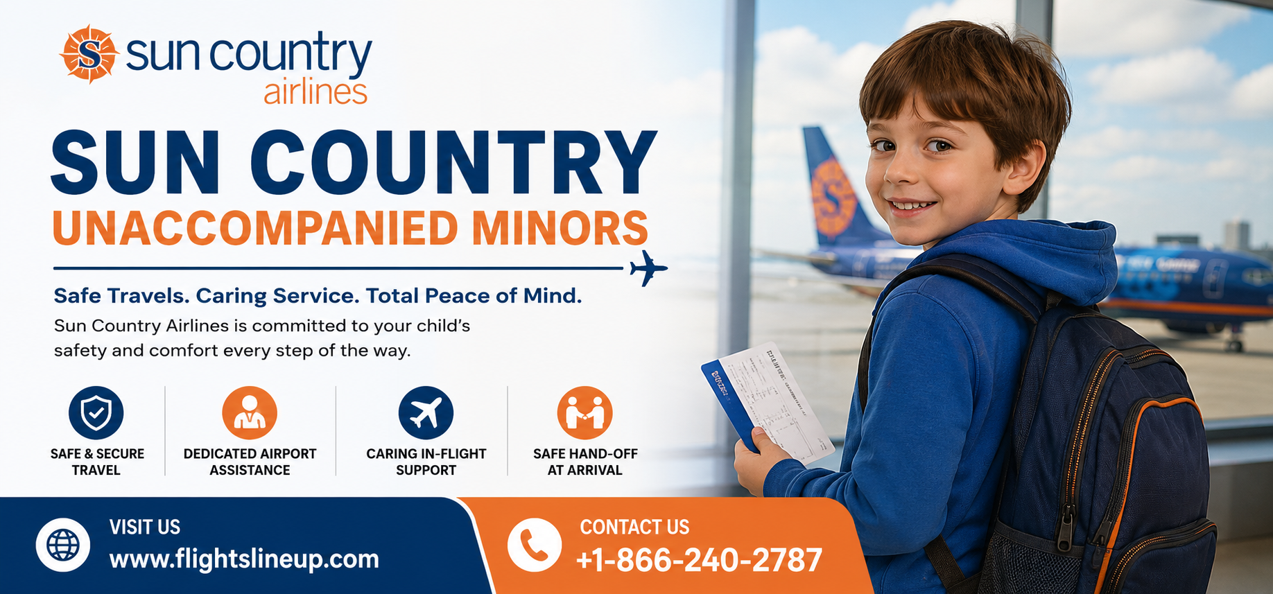 Sun Country Unaccompanied Minors: Safe and Easy Travel for Children