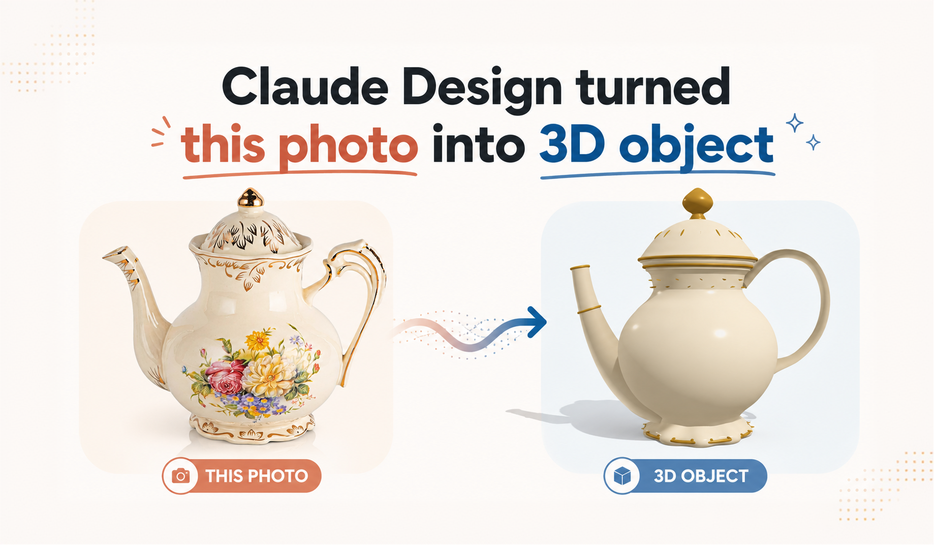 I Turned a Product Photo Into a 3D Object Using Claude Design