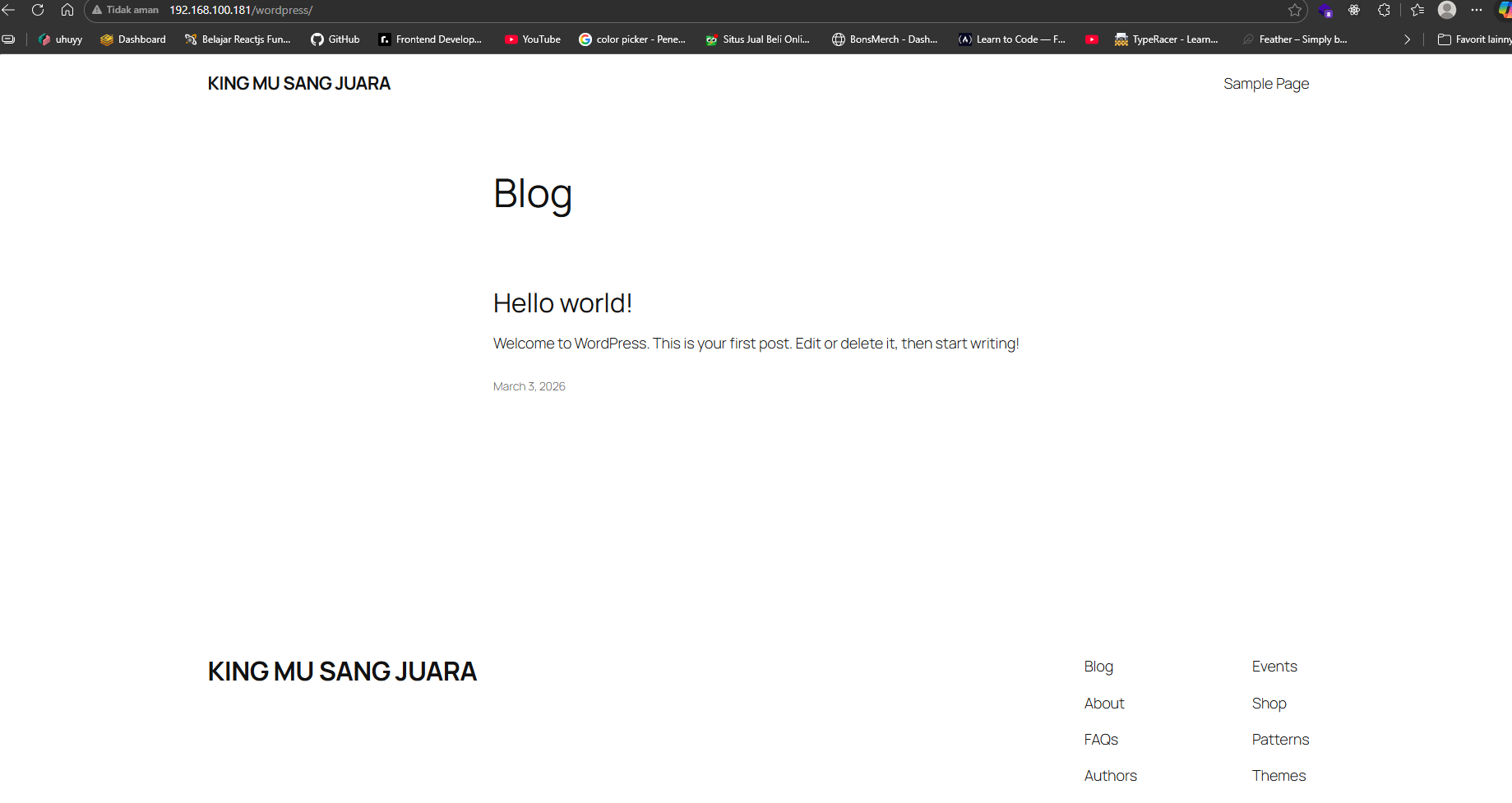 Implementasi Arsitektur Web Server Apache & Nginx dengan Database MySQL dan PostgreSQL Terpisah