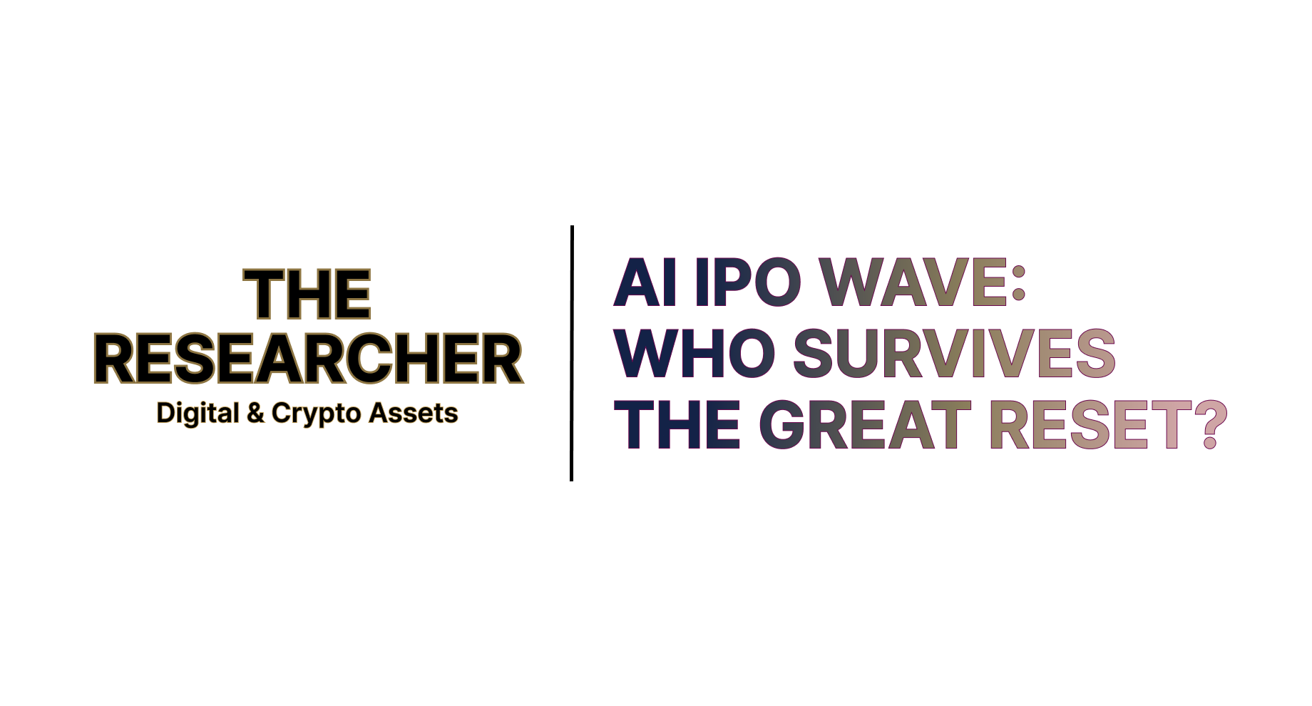 The $4 Trillion AI IPO Wave: Who Survives the Great Reset-