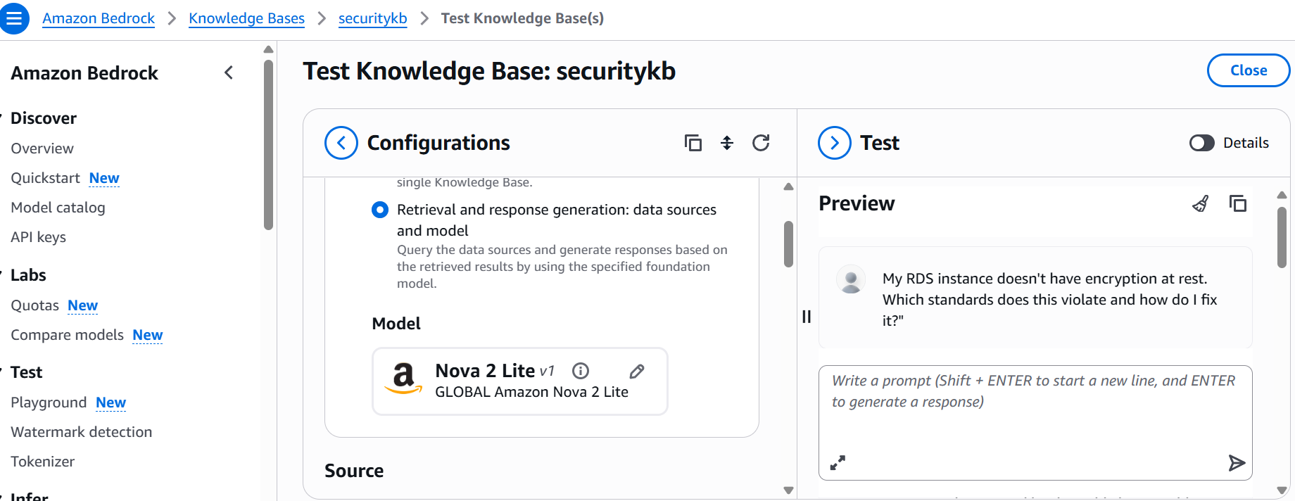 Building an Automated AWS Security Advisor: RAG with AWS Bedrock and OpenSearch Serverless