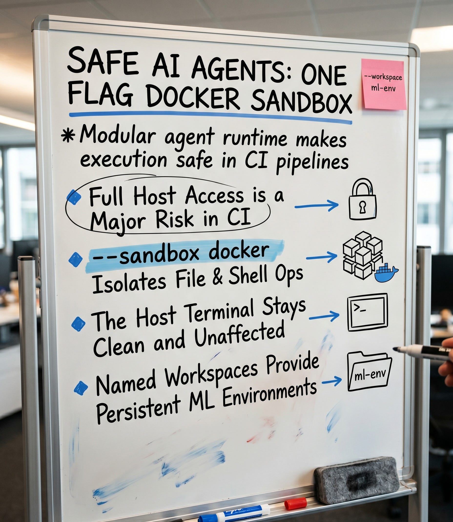 AI Agents in a Sandbox: Docker Execution + CI/CD Integration with pydantic-deep