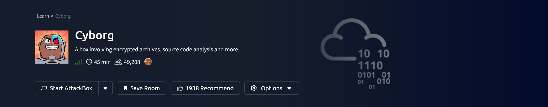 Cyborg — TryHackMe WalkThrough