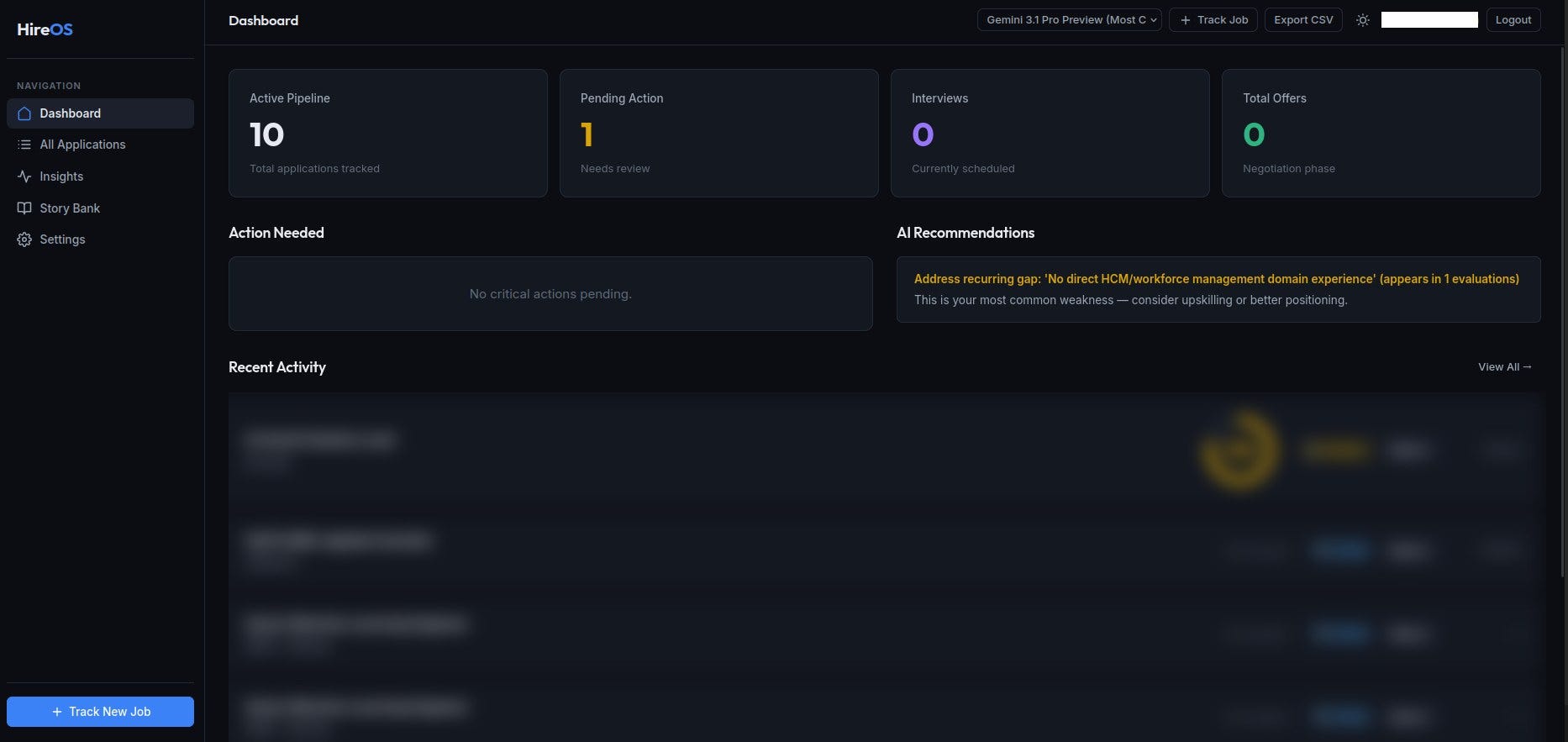 HireOS: an agentic OS for the job hunt