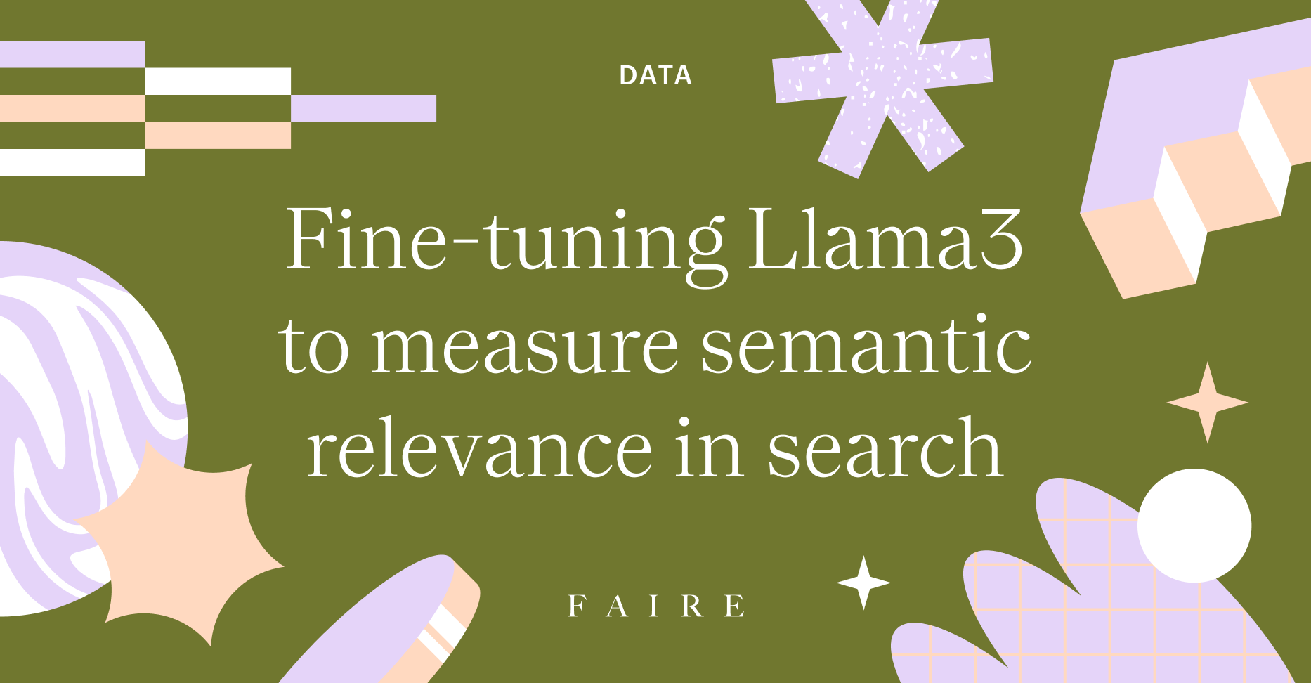 Fine-tuning Llama3 to measure semantic relevance in search