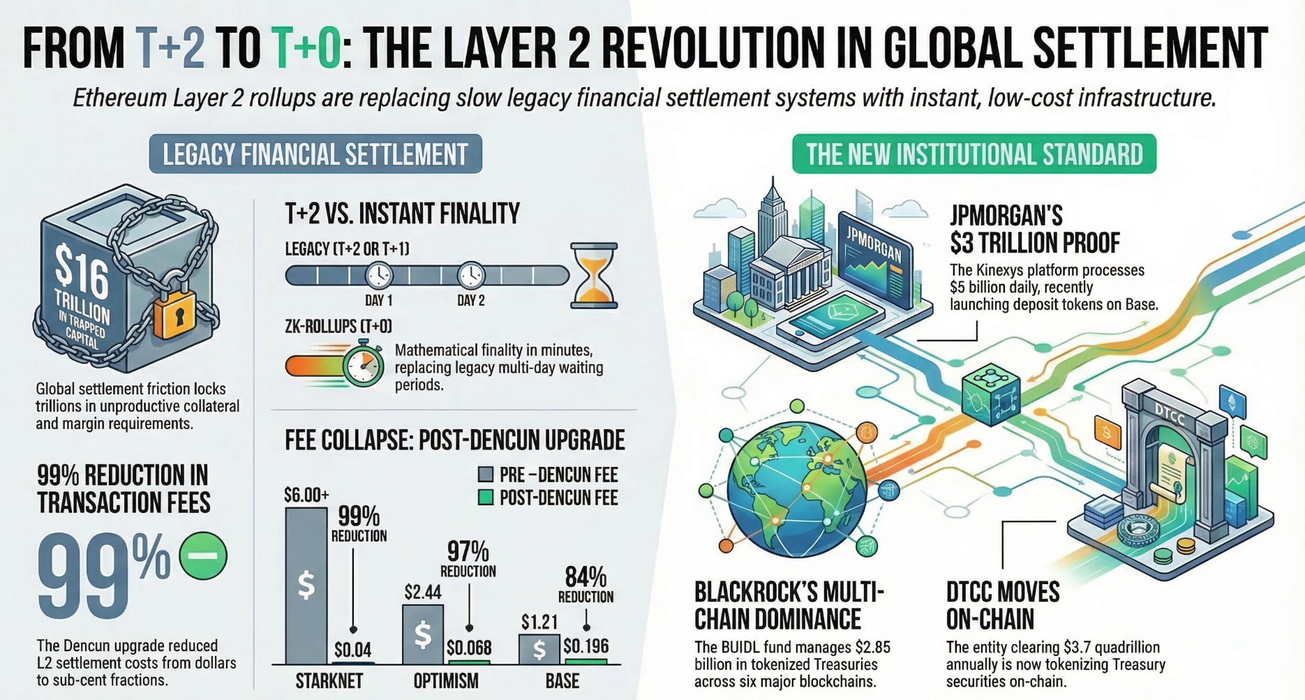 Wall Street’s $3.7 Quadrillion Problem — From T+2 to T+0 on Blockchain and Ethereum