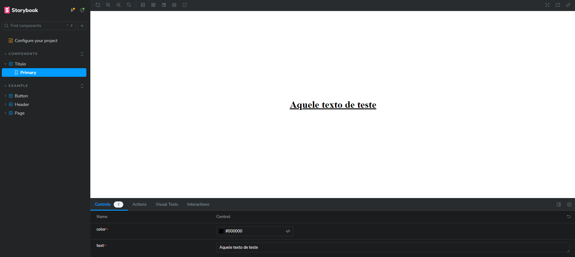 Criando Projeto em Next com typescript e storybook
