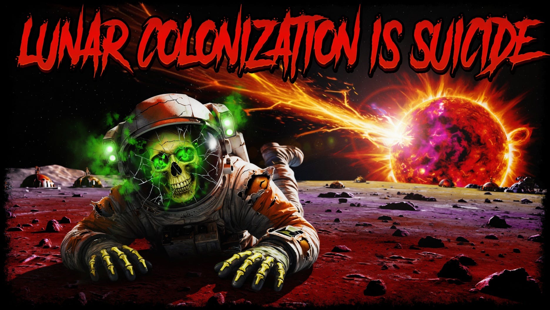 Lunar Colonization Is Suicide