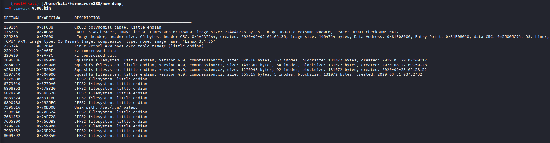 Firmware Analysis of a V380‑Based IoT Camera Using Linux Built‑in Tools