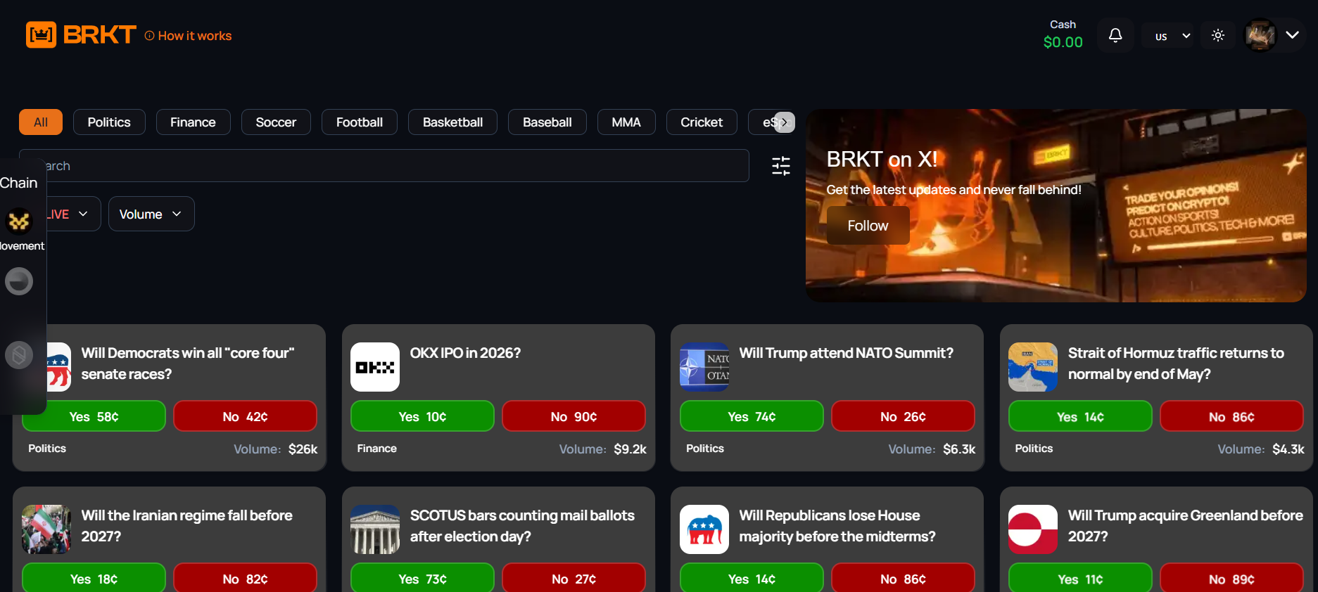 I Tried BRKT — Movement’s On-Chain Prediction Market That Already Has 300K Users