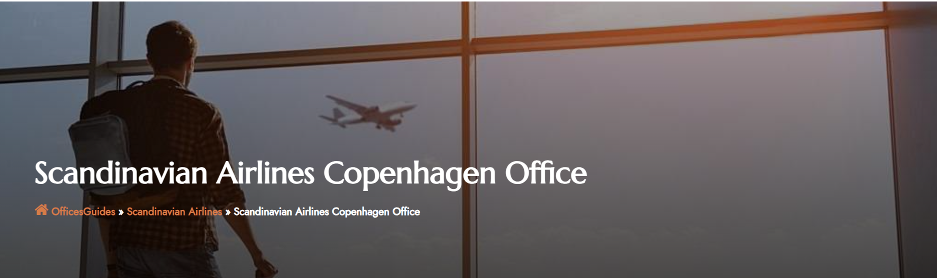 Scandinavian Airlines Copenhagen Office.