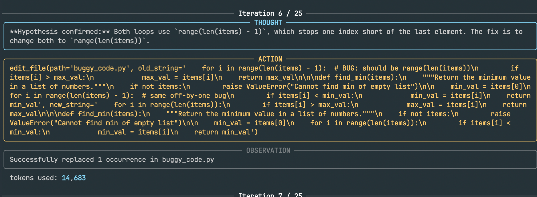 I Built a Self-Debugging AI Agent from Scratch — Here’s Exactly How the Reasoning Cycle Works