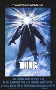 The Thing film poster