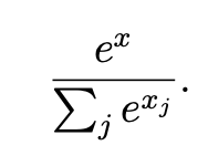 SoftMax activation function.