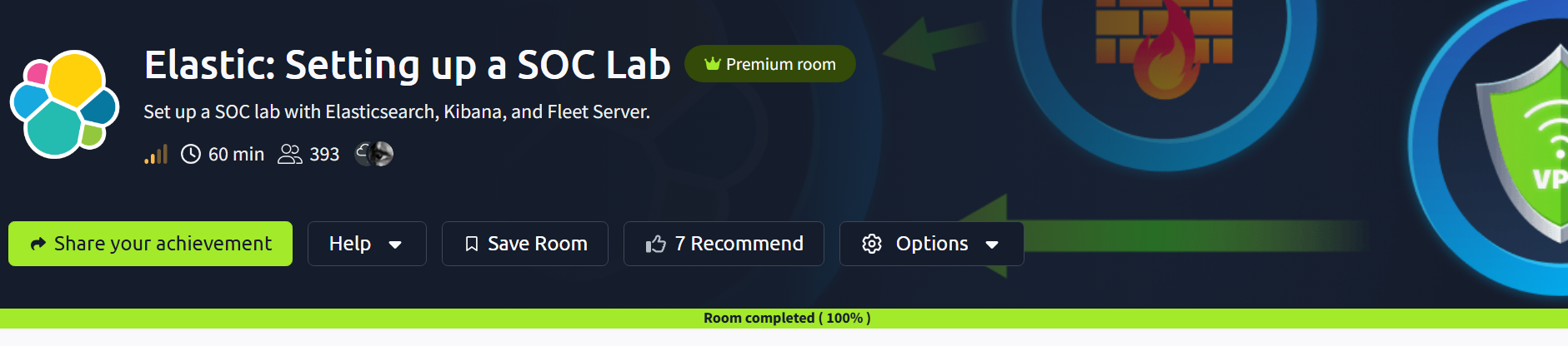 Elastic: Setting up a SOC Lab | TryHackMe | Elastic