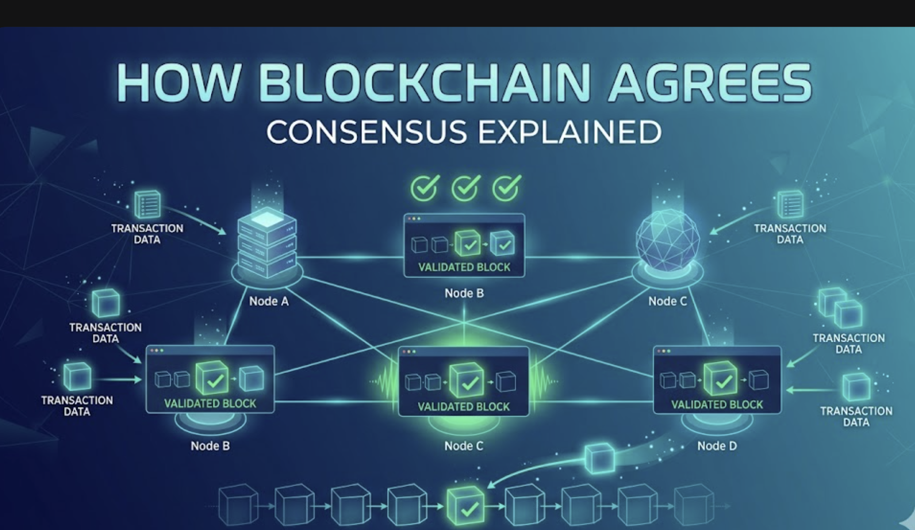 How Blockchains Agree on One Truth (Consensus Without a Central Authority)