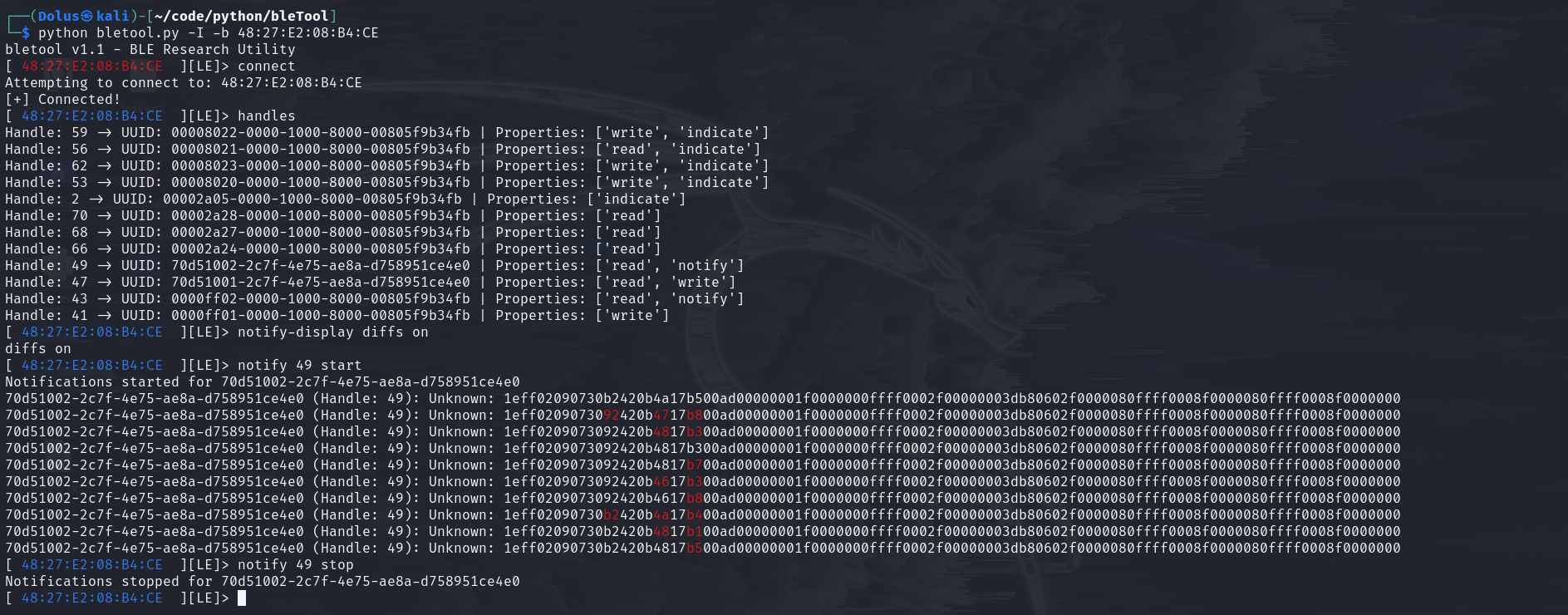bletool v1.1: Improving BLE Notification Analysis