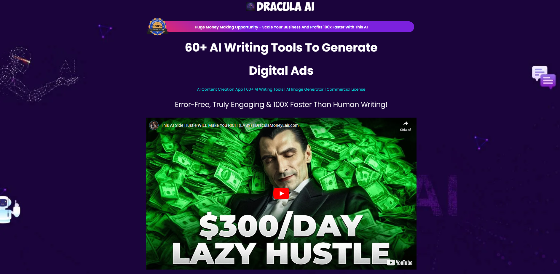 DraculaAI Review — Powered By ChatGPT 4.0 Reivew