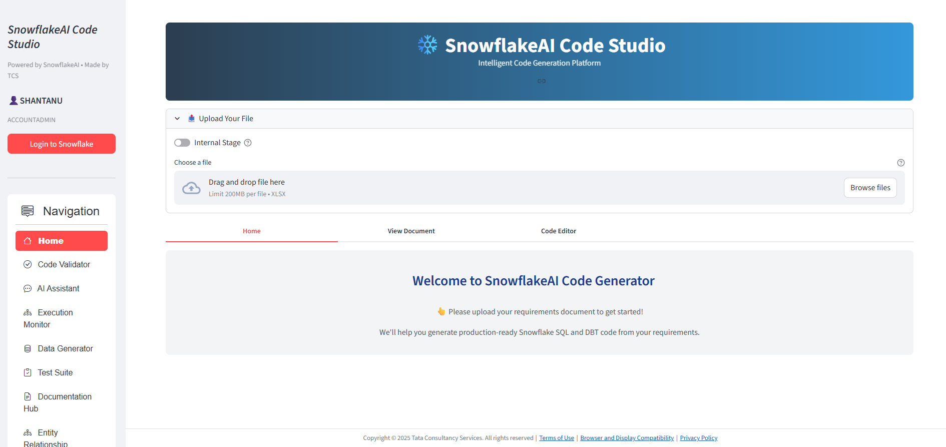 Automating Greenfield Implementations with Snowflake Cortex: Inside TCS Snowflake AI Code Studio