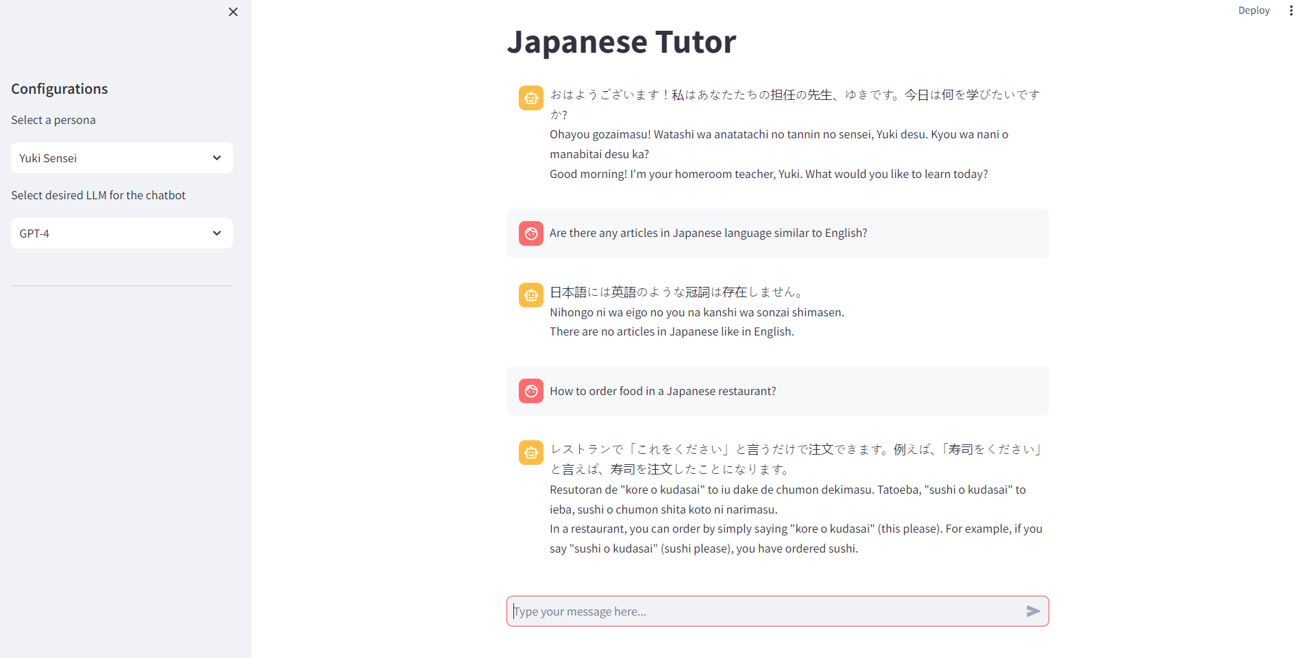 Building Your Own LLM-Based Japanese Tutor Chatbot with Python and LangChain — Part 2: Creating a…