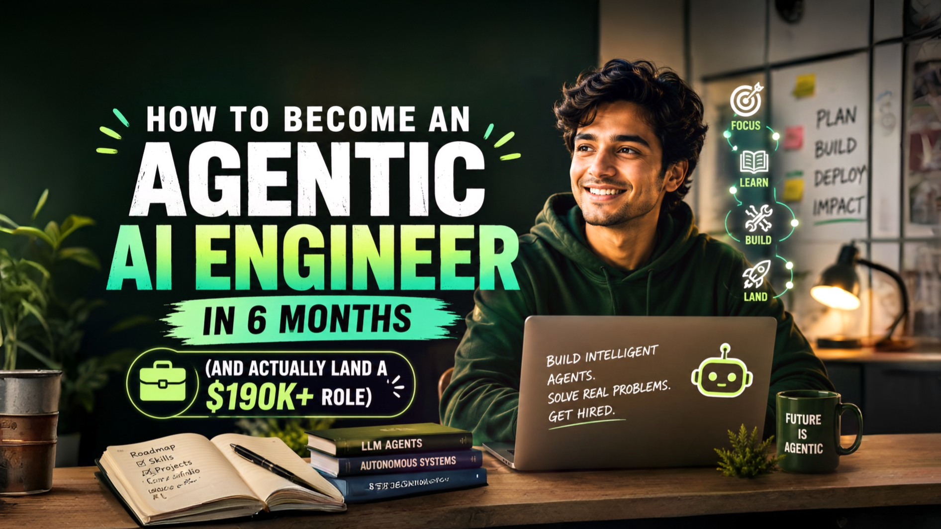 How to Become an Agentic AI Engineer in 6 Months (And Actually Land a $190K+ Role)