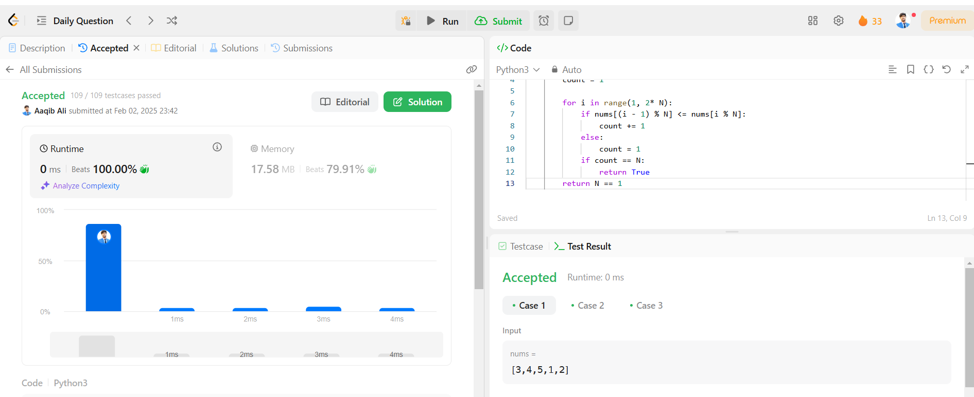 LeetCode, -33/365-DSA-Coding …Google Prep…