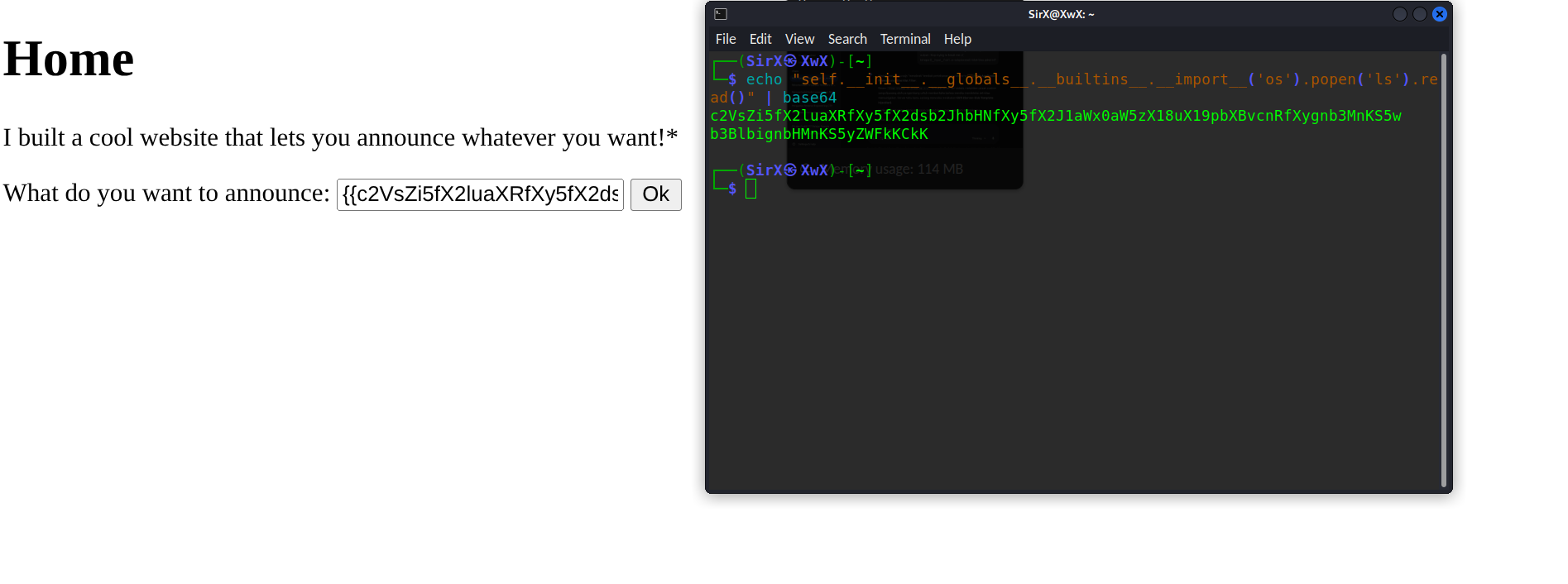 I tried to solve the ctf challenge about logging into the server using SSTI (Server Side Template…