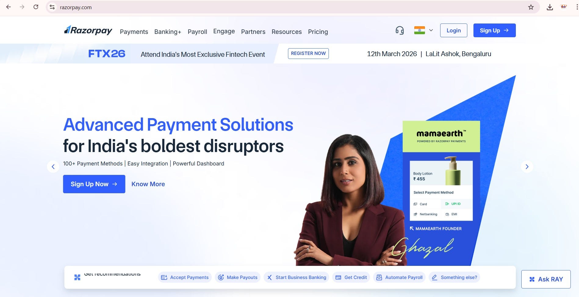 I Rewrote Razorpay’s Homepage Headline — Here’s Why the Original Was Weak