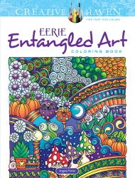 Cover of Creative Haven Eerie Entangled Art Coloring Book