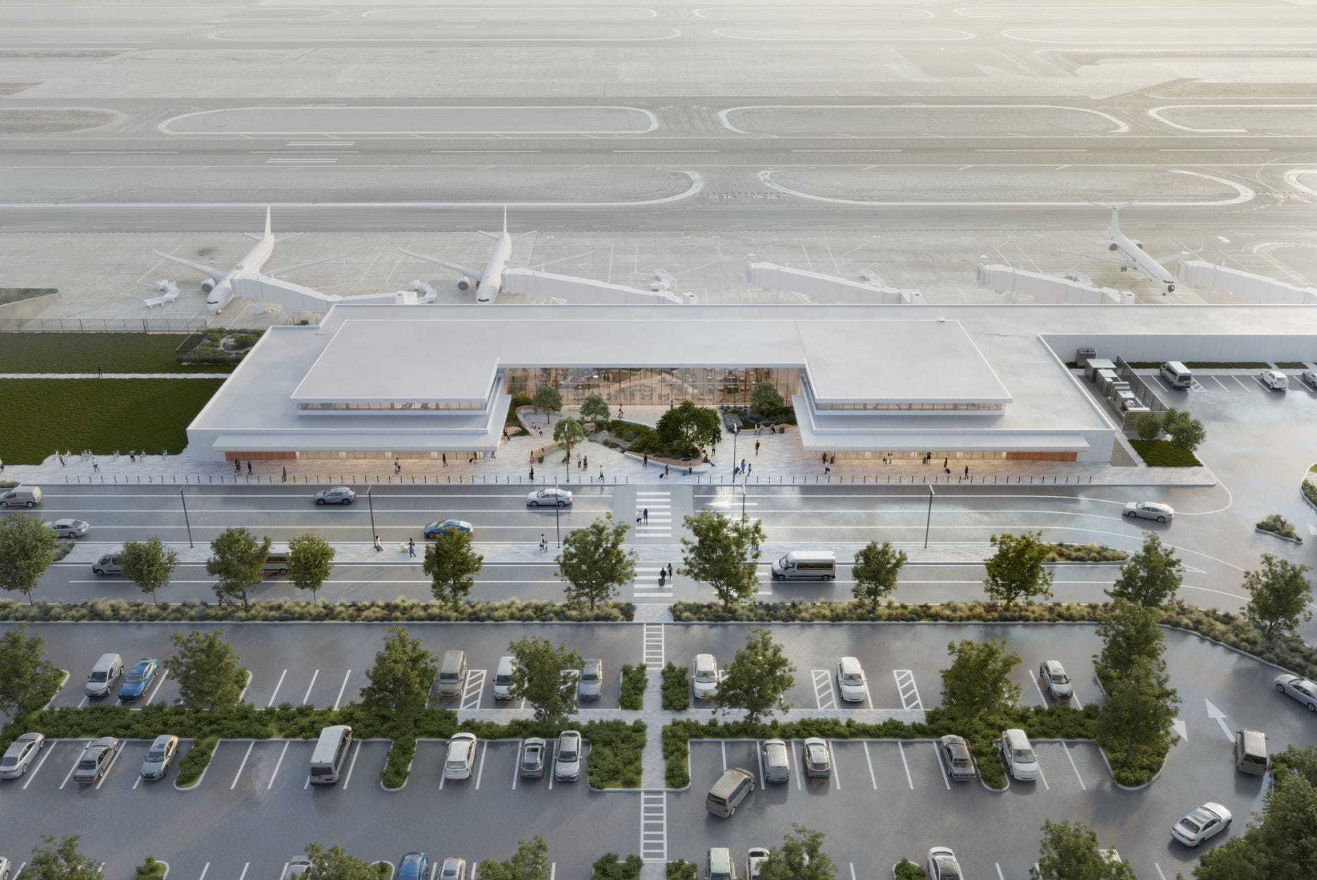 The Design Story Behind America’s First Net-Zero-Ready Airport