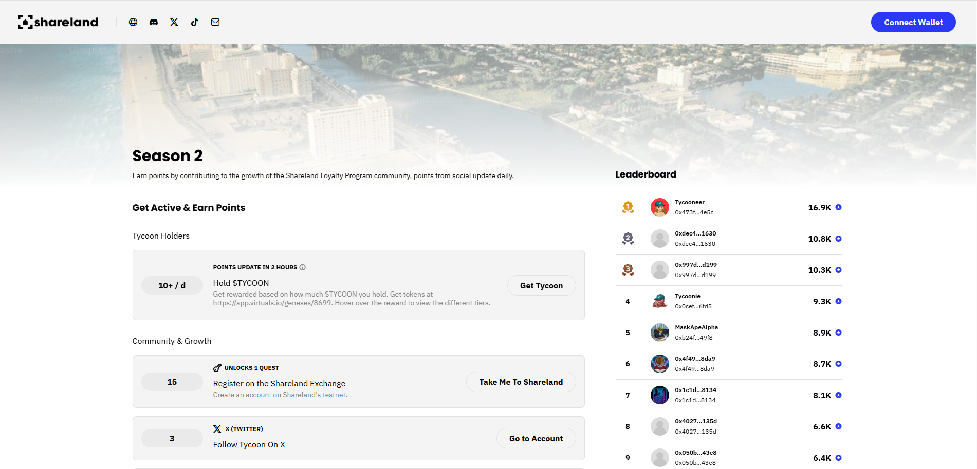 Shareland Season Two Is Live!