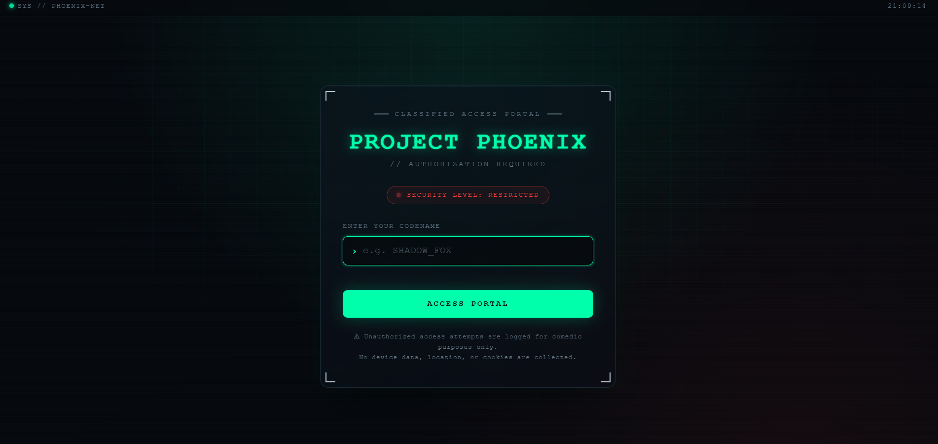I Built a Fake “Classified Portal” to Prank My Friends — and Accidentally Learned About Honeypot…