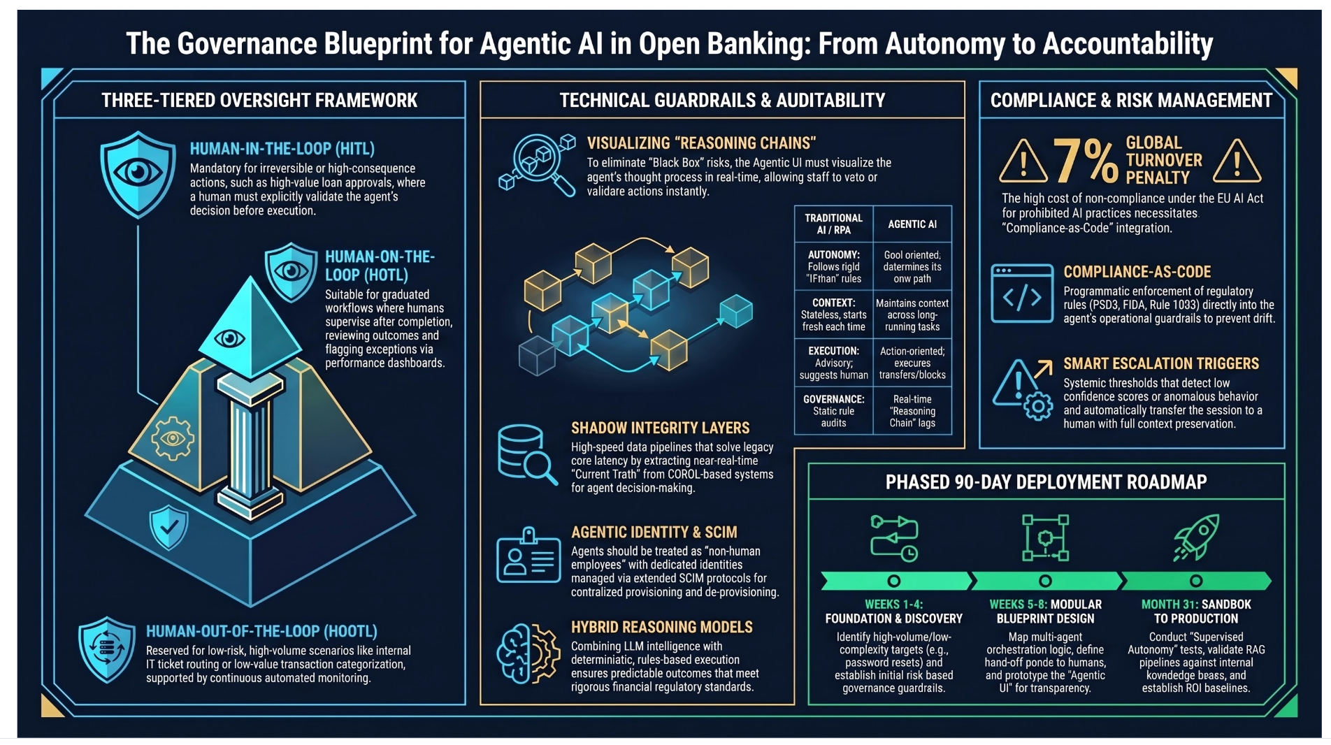 Day 75: Agentic AI in Open Banking — Part 5 — Governing Agentic AI in Open Banking: Controls, Human…
