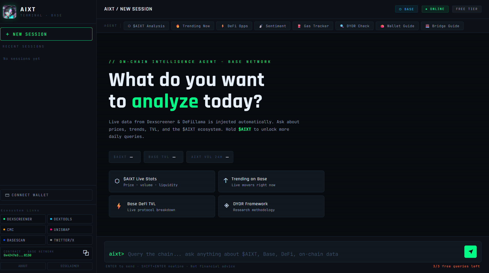  Exploring AIXTerminal: Using AI to Simplify Crypto Research