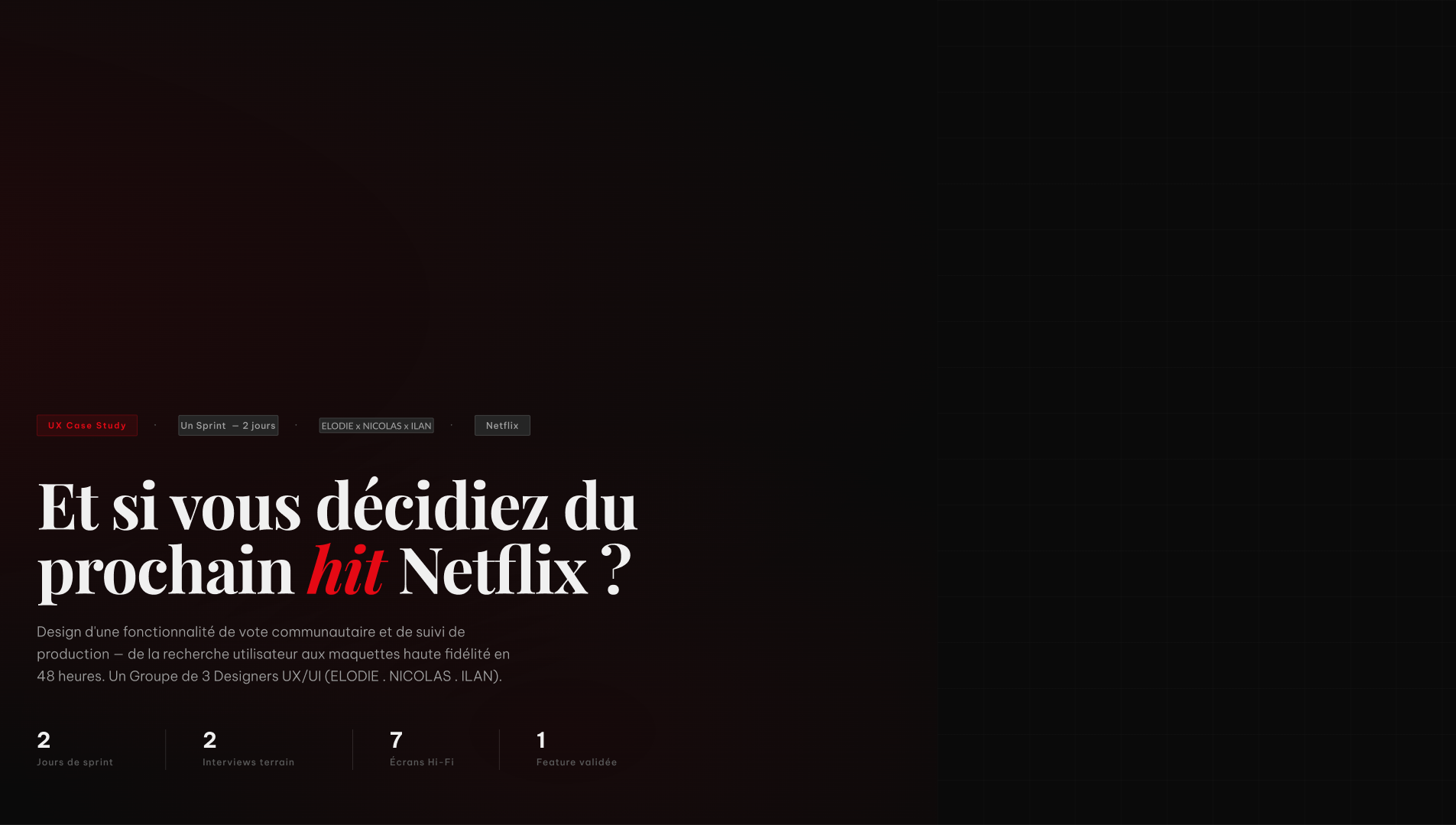 Et si vous décidiez du prochain hit Netflix ?