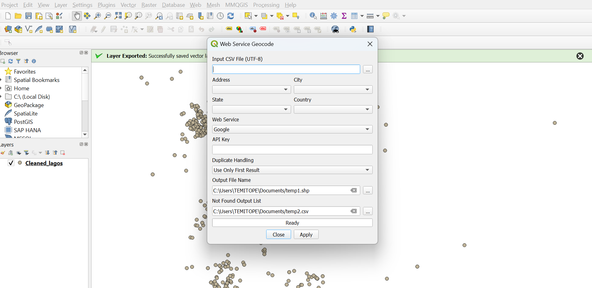 Outlier Detection in Election Data Using Geospatial Analysis (Using Lagos State as Case Study)