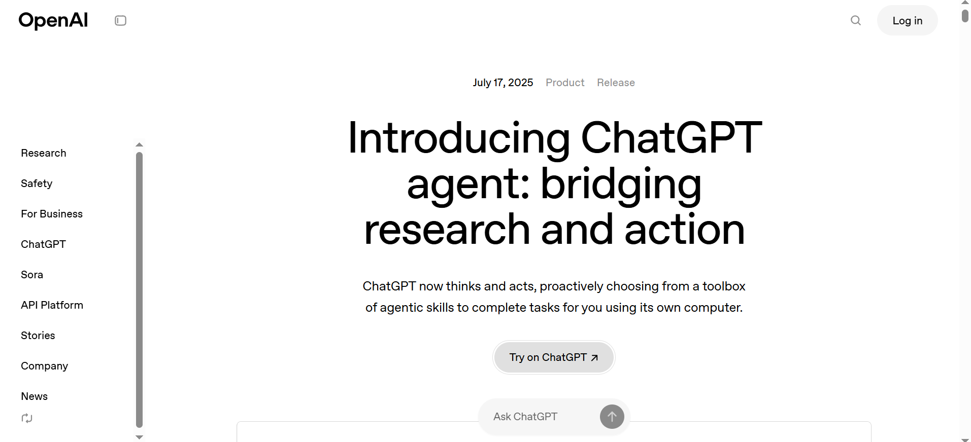 OpenAI Just Unleashed the ChatGPT Agent — And It Might Be the Beginning of Real AI Autonomy
