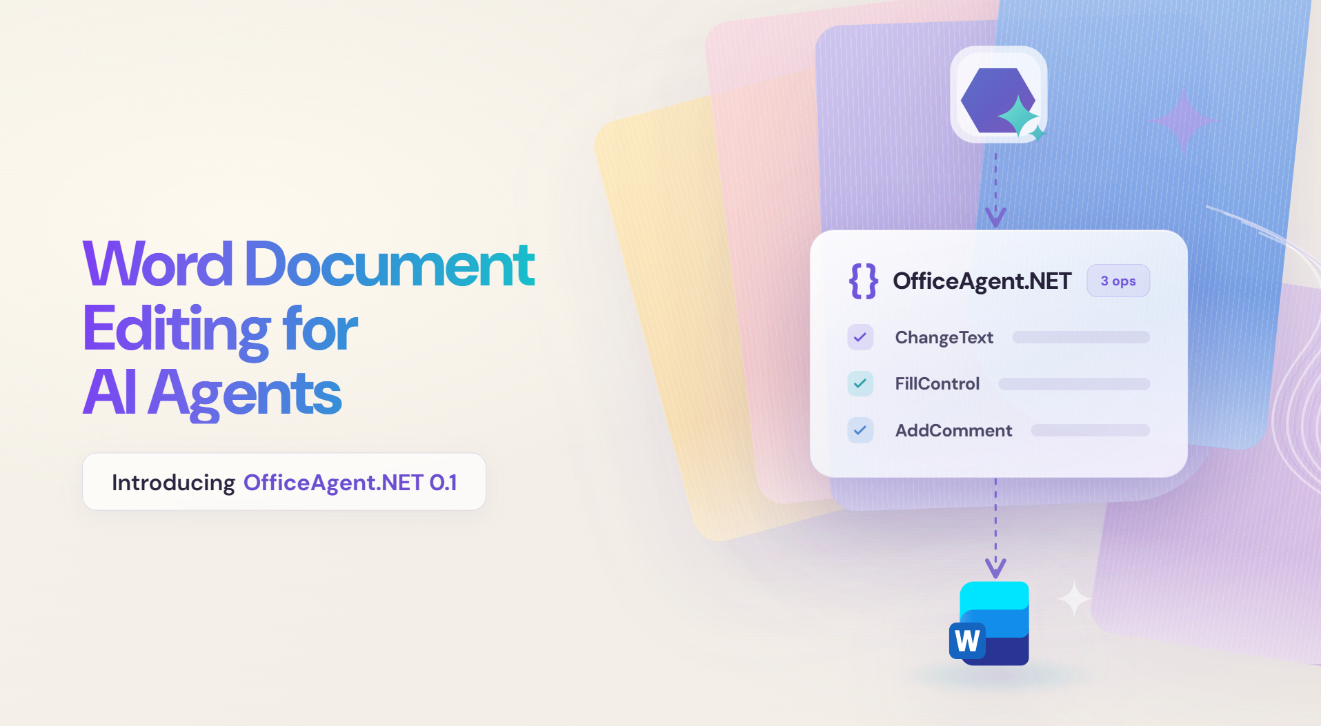Word Document Editing for AI Agents — Introducing OfficeAgent.NET 0.1
