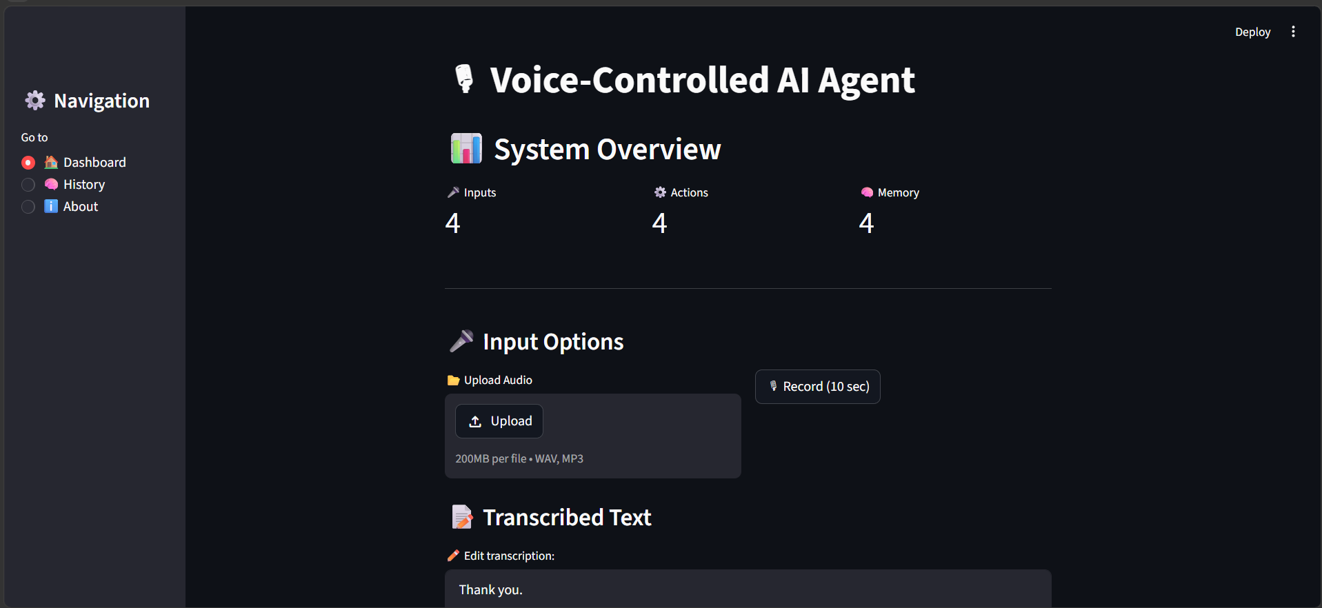 Voice-Controlled AI Agent with Local LLMs (Whisper + Ollama)