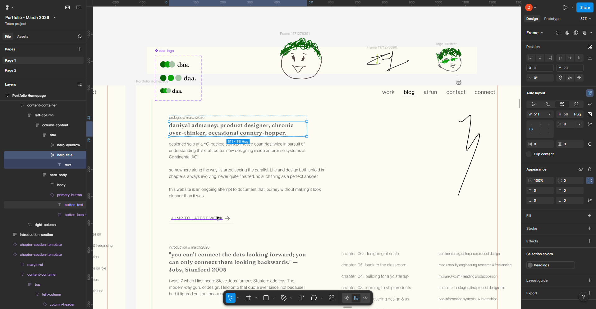 How I Built My Portfolio With Figma, Claude, and a Lot of Back-and-Forth