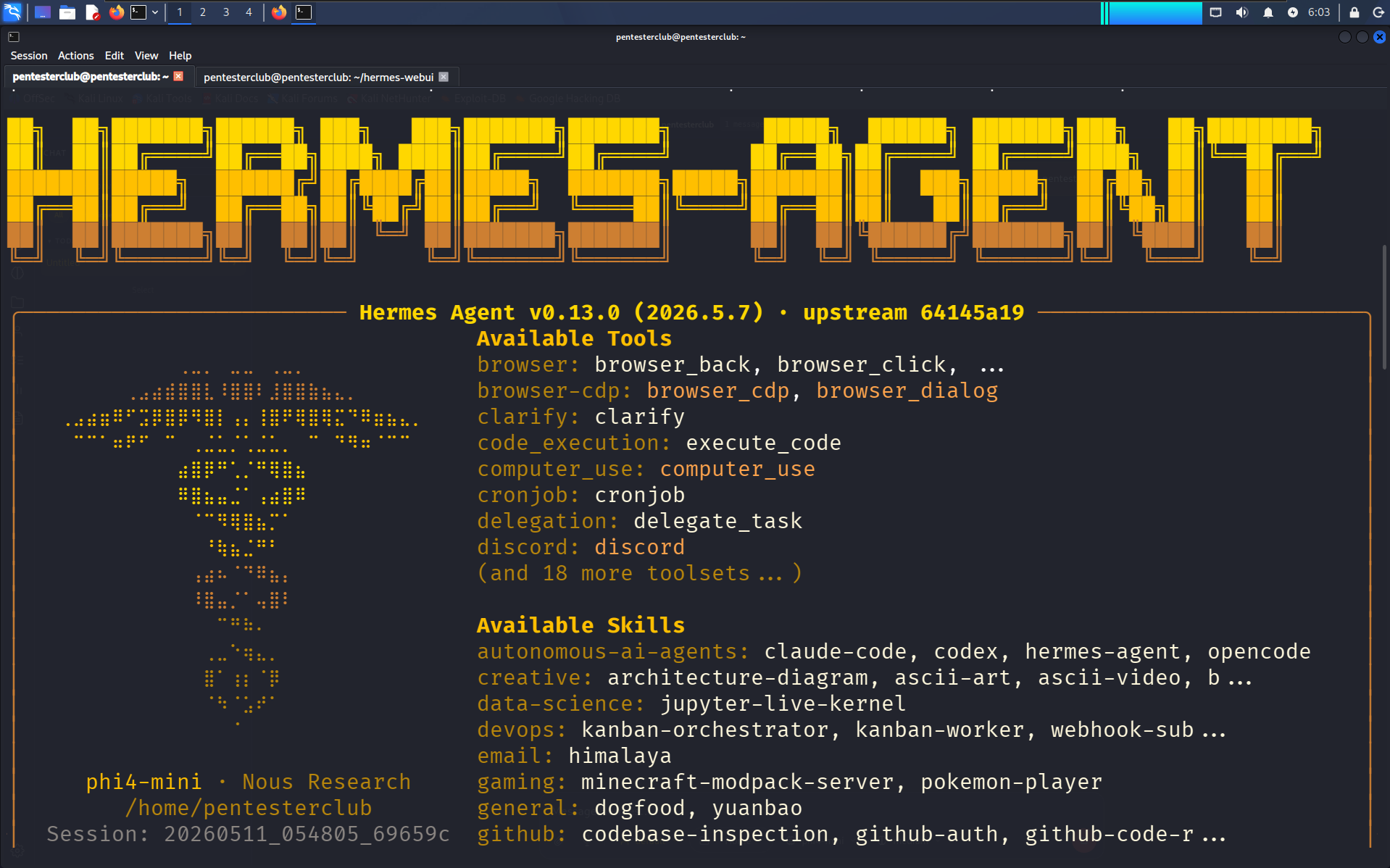 Hermes Agent | Self-Hosted AI Agent for Cybersecurity