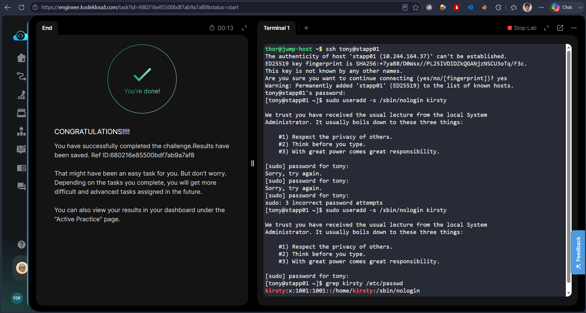 Day 1 of 100: I Made Three Mistakes Creating a Linux User — Here’s What I Learned